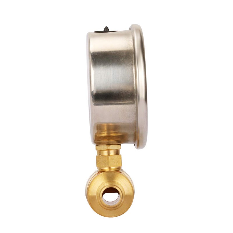 Measureman 2-1/2" Pressure Washer Pressure Gauge Kit 3/8 Inch Quick Connect 0-5000 PSI Glycerin Filled - Image 4
